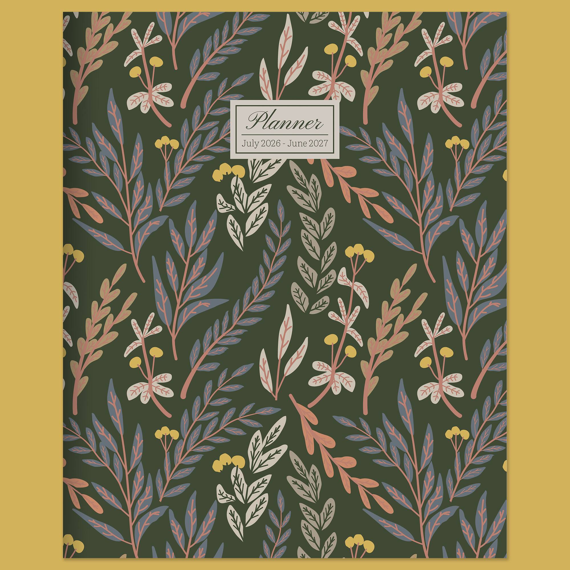 TF Publishing Medium 2026-27 Trailing Blooms Monthly Planner